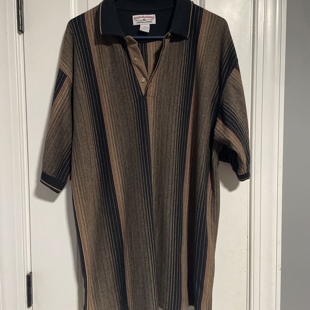 Boca Classics Men's Brown‎ Polo shirt, XL